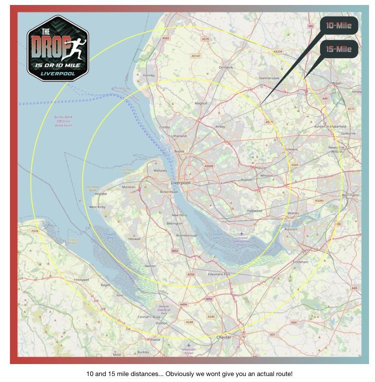The Drop Liverpool Race Map 